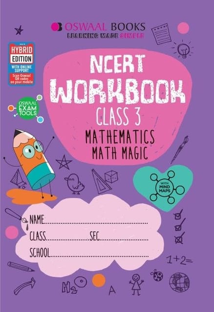 Oswaal NCERT Workbook Class 3 Mathematics Math Magic Book