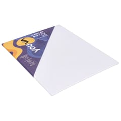 Navneet Youva |Cotton White Blank Canvas Boards for Painting, Acrylic Paint, Oil Paint Dry & Wet Art Media | 6" x 8" | Pack of 4 (23884)