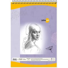 Youva Sketch Book | 29.7x42 cm | 36 Pages | Pack of 4